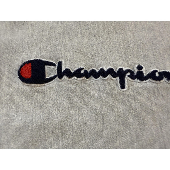 Champion Sweatshirt Womens XS Gray Reverse Weave Embroidered Script Logo Fleece - Picture 2 of 8